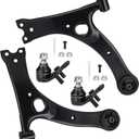 Front Lower Driver Passenager Side Control Arms Fit for Toyota Corolla 2003-2008, Celica 2000-2005 - 4 pcs Suspension Kit with Ball Joints