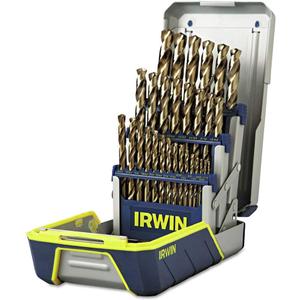 IRWIN Drill Bit Set, M35 Cobalt Alloy Steel Steel, 29-Piece (3018002)