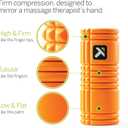 TRIGGERPOINT Performance Therapy Grid Foam Roller with Free Online Instructional Videos, Original (13-inch), Orange
