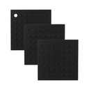 Lamson Original Hotspot Pot Holder/Trivet 3-Pack, Black