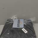 B FSOBEIIALEO Storage Ottoman Small Cube, Foot Rest Seat Faux Leather Dorm Room Ottoman Black 12.6"X12.6"X12.6" (2 Pack)