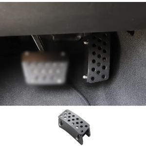 Anti-Slip Gas Pedal Extender Covers Adjustable Foot Rest Accelerator Pads for 2007-2020 Jeep Wrangler JK JKU JL JLU JT, 1PC