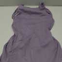QINSEN Women's Open Back Tennis Dress Sleeveless Built in Shorts Golf Athletic Dress with Pockets (Small, Prune Purple)