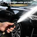 2026 New Jet Nozzle PowerWasher for Garden Hose, 2Pcs Garden Hose Nozzle High Pressure PowerfulCleaning Spray Evenly, High Pressure Hose Nozzle for Car Washing (Pacifier Interface)