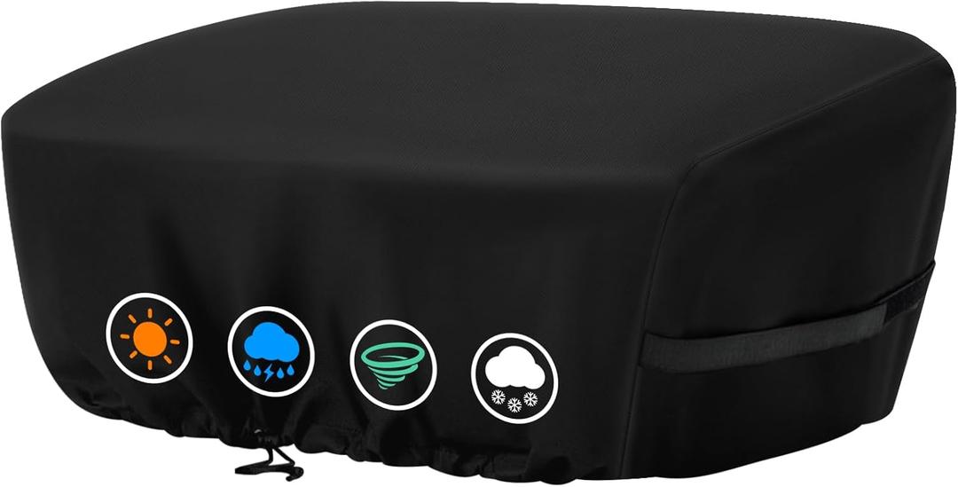Heavy Duty Grill Cover Compatible with 1813 Blackstone 22inch Tabletop Griddle with Hood Captiva Designs 22 Coleman Roadtrip LX,LXX, LXE, 285 Camping Grills and Smoke Hollow 205 Grill,600D Cover