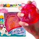 Original Squishmallows SLIMYGLOOP Pink Gelli Gels, Slow Rising Sensory Squeeze Toy with Glitter, Gel Filled Fidget Toys