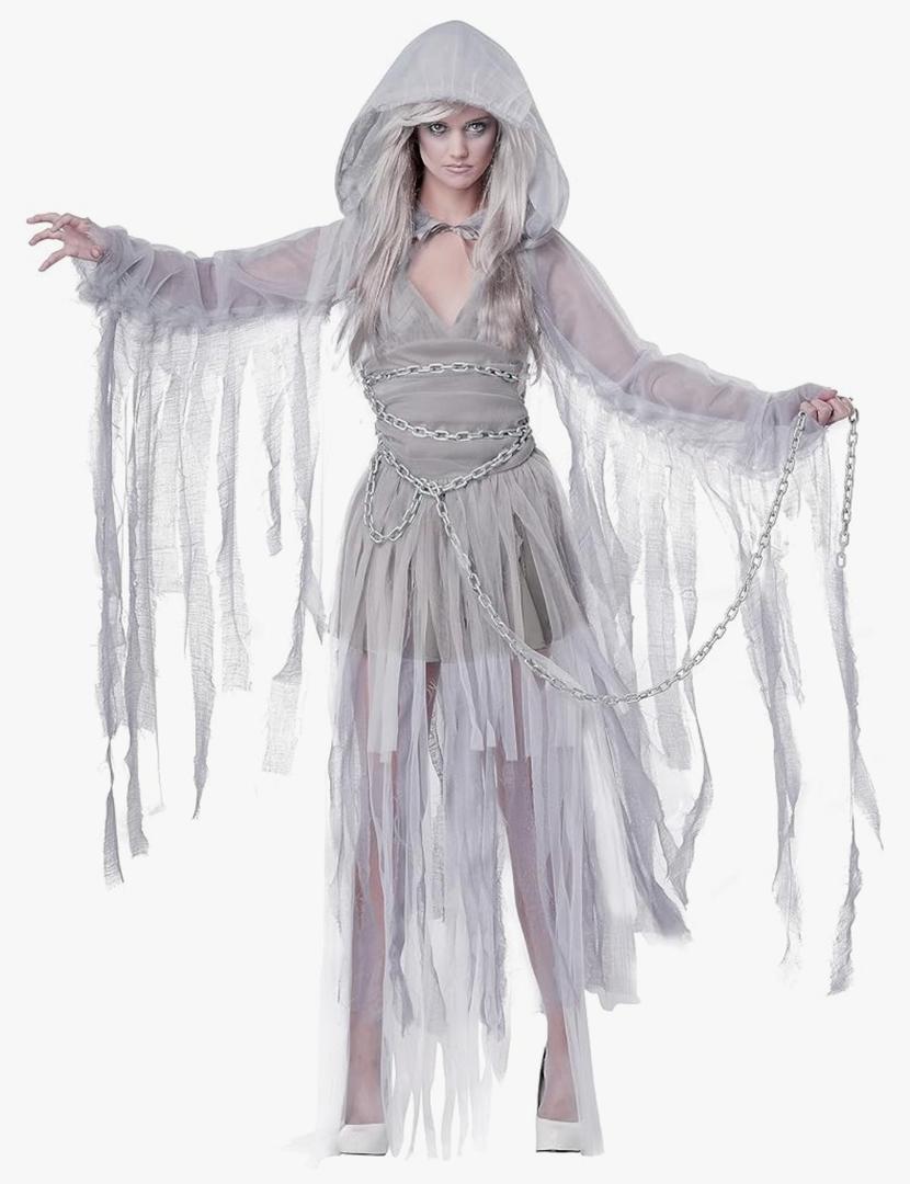 California Costumes Women's Haunting Beauty Ghost Spirit Costume Grey Large