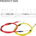 2 x PRO CAKEN 47" 119.1CM Parking Brake Cable for 49cc, 110cc, & 125cc Kandi Go-Karts & Dune Buggies