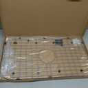 Serene Valley Sink Protector Grid 26-1/16" x 14-1/16", Centered Drain with Corner Radius 3-1/2", 304 Stainless Steel Material NLW2614C