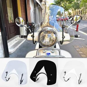 Sport Bikes Scooter Windscreen Windshield Flyscreen Wind Screen Deflector Protector for Piaggio Vespa LX 150 125 50 LX125 LX150 LX50 GT200 GT 200 GTS250 GTS300 GTS 250 300 125 Super Sport Bj (Clear)