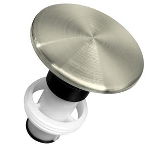 972-098J Plumbing-Equipment Brushed Nickel Drain Sink Stopper, Drain Sink Plug Part Push & Seal Drain Stopper Assembly 35338-06XX
