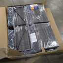 4-Piece Wicker Patio Conversation Set with Dark Grey Cushions