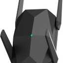 WiFi Extender, 2026 Fastest WiFi 6 Booster 3000Mbps Dual Band (5.8/2.4GHz) WiFi Extender Signal Booster for Home, WiFi Repeater with Ethernet Port Covers up to 19,000 sq.ft and 125+ Devices (Black)