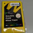 ONLY TRIMMING Double Fold Bias Tape, 3/8 Inch x 20 Yards, Poly Cotton Fabric, Soft & Durable, Non-Stiff, Binding Trim for Sewing, Seaming, Hemming, Piping, Quilting and Crafts (Yellow)