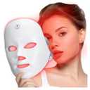 SUERBEATY Red Light Mask For Face, 7-1 Colors Red Light Face Mask, Facial Skincare At Home, Cordless, Portable and Rechargeable