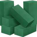 6 Pcs Floral Foam Blocks for Flower Arrangement, Wet and Dry Green Floral Foam for Wedding, Birthdays, Home Decorations (Small Size 5.5 L x 3.1 W x 1.7 H)