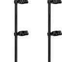 VIVIDA Gate Drop Rod, 1-5/8" x 32" Black Chain Link Cane Bolts, 2 Pack