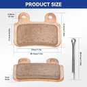 Disc Brake Pads Compatible with Ridstar Q20 H26 Pro Q20 Pro Electric Bike EBike Front and Rear Hydraulic Disc Brake Parts