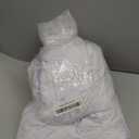 Cocktail Table Covers - 2 Pack 32"x 43" White Cocktail Table Tablecloth with Natural Wavy Round Skirt for Bar Wedding Party Banquet