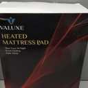 Heated Mattress Pad Twin XL Size Quilted Heating Electric Bed Warmer Luxury Comfort Heat Mattress Pad Cover Single Controller10 Heat Setting | 1-12 Hours Auto Shut Off | with 8-21 Inch Deep Pocket