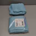 Simplebrand Ava Aqua Short Blackout Curtains for Bedroom 54 Inches Long 2 Panels Set, Solid Thermal Insulated, Energy Saving Window Treatment Curtains Blackout Drapes, W40 x L54 Inch, Aqua