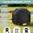 HomWanna Grill Cover 52 Inch - Superior BBQ Cover for Weber Spirit 300 Series Grills - 600D Outdoor Grill Cover Waterproof Heavy Duty for Weber Spirit ii e310, Sprit e310, Spirit e315 and Spirit e330