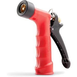 Gilmour Medium Duty Garden Hose Nozzle with Insulated Grip, Hot Water Hose Nozzle for Watering and Cleaning