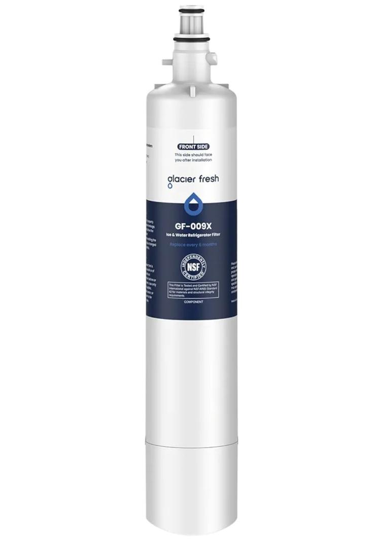 GLACIER FRESH Replacement for RPWFE, RPWF (Built-in CHIP) Refrigerator Water Filter, Compatible with GFE28GYNFS, GFE28GELDS, PFE28KELDS, PFE28KYNFS, GFD28GELDS, PWE23KELDS, PWE23KMKES, 1 Pack