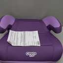 Cosco Topside Backless Booster Car Seat, Lightweight Booster Seats for Cars 40-100 lbs, Backless Booster Seat for Car, Grape