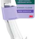 Scotch-Brite Odor Resist Soap Control Dishwand Brush, Non-Scratch Cleaning Brush with Scraper, Stands Upright, 1 Pack