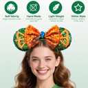 Mouse Ear Headband - Cute Merida's Princess Ears Hairband with Arrow Bow for Women Costume Hair Accessories Birthday Party Decorations