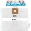 10 PCS Bundle Set 3 Gallon Vac Bags, ALYYDBG Type C 90669 9066900 9066933, All Around Vac Filter Bags