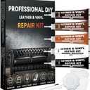 Leather Repair Kit for Furniture, Leather Seat Repair Kit for Cars, Vinyl Repair Kit for Sofa, Purse and Jacket, Restore Any Material, Fix Scratches, Tears, Holes and Peeling with Easy Instructions