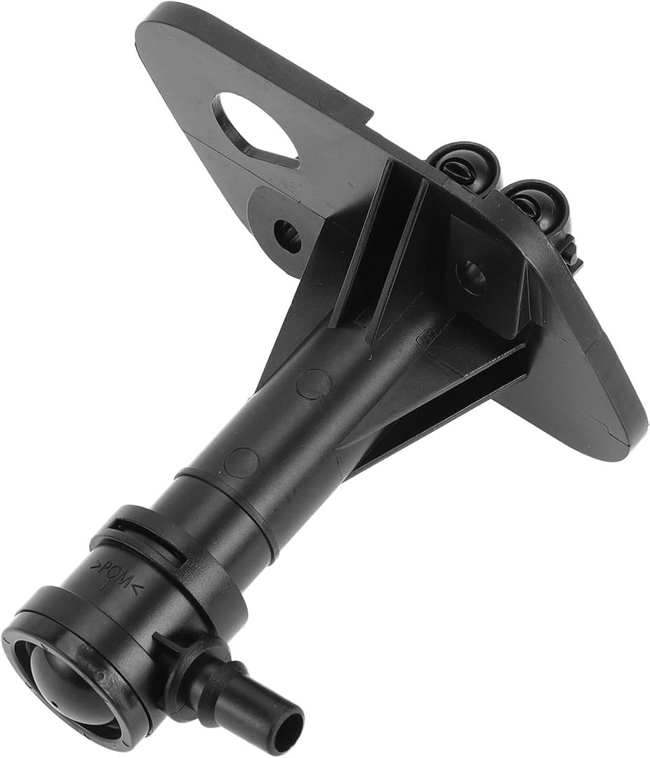 Headlight Washer Nozzle Front Driver Side Headlight Headlamp Washer Nozzle Jet Sprayer No.4M0955101A for Q7 2015-2019 Plastic Black