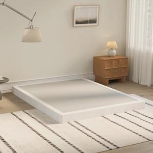 Box Spring for Queen Bed 4 Inch - Heavy Duty Metal Mattress Foundation with Easy Clean Cover,Metal Low Profile Queen Box Spring Only,Noise Free,Easy Assembly