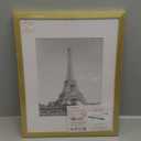 upsimples 11x14 Picture Frame, Display Pictures 8x10 with Mat or 11x14 Without Mat, Wall Hanging Photo Frame, Gold, 1 Pack