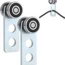 2Wheel Trolley Assembly Rollers.Bearing Trolley Assembly.The top of The Trolley has Room for Set Screws, Allowing The use of a 1-5/8" high Strut Channel to Save on Construction Costs.