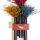 Meinvcisi Steel Wall Planter Hanging Vase for Dried Flowers and Faux Greenery Plants, Rustic Farmhouse Boho Minimalist Plant Wall Decor for Living Room Bedroom, 1 Pack, Black Brown