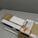 Cordless Mini Blind, 1" Vinyl Slats, 22" Wide x 60" Long - White, Window Blinds for Home and Office, Interior Door Blinds - Light Filtering