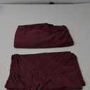 10 ft x 10 ft Wrinkle Free Maroon Backdrop Curtain for Parties, Polyester Burgundy Photo Backdrop Drapes 2 Panels 5x10ft for Baby Shower Wedding Birthday Party Engagement Ceremony Decoration