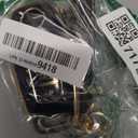 Lucrum Compatible with Nissan Key Fob Cover & Leather Keychain, 4 Buttons Keyfob Case for Pathfinder Rogue Sentra Versa Patrol Armada (2023-2025) - Black and Gold