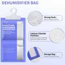 CLEVAST Moisture Absorbers Packets 10 Pack, Dehumidifier Bags for Closet, Unscented Hanging Humidity Absorber in Wardrobes, Bedrooms, Bathrooms(Net Wt. 230g/Pack)