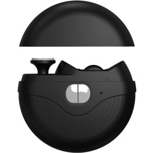 2 in 1 Electric Nails Cutter with 3 Speeds Automatic Trimmer File for Adults Nail Fingernail Rechargeable Nail Clippers (Black)