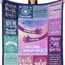 Get Well Gifts for Women, Inspirational Gifts Blanket 60"x50", Hug/Healing Blanket for Women, After Surgery Gifts, Sympathy Gift for Friend Sister, Feel Better Gift, Soft Comfort Throw Blanket