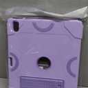 Cantis Case for iPad Air 13 Inch (M3) 2025/ for iPad Air 13-inch (M2) 2024 with Pencil Holder, Heavy Duty Shockproof Case for i Pad Air 13" Supports Pencil Pro and Pencil (USB-C), Purple+Purple