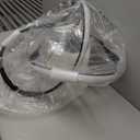 MAYNA Modern LED Pendant Light with Remote Control, 3-Color Dimmable Contemporary LED Chandelier with Irregular Ring Lights, Modern Chandeliers for Dining Room Kitchen, Black 25.6 inch