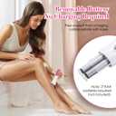 Epilator for Women, Smooth Glide Epilators Hair Removal Device, 2-Speed Gentle Lady Epilator for Face, Arms, Legs and Fine Facial Hairs