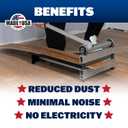 MARSHALLTOWN Ultra-Lite Flooring Cutter 13", Made in the USA, Cuts Vinyl Plank, Laminate, Engineered Hardwood, Siding, and More - Honing Stone Included