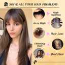 Hair Toppers For Women Real Human Hair Short Length 10 Inches Topper For Slightly Loss And Covering Gray 7 * 11 French Style Bangs Platinum Blonde Color For Adding Volume