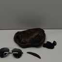 Short Brown Men Wig with Msutache and Sunglasses for 70s 80s Costume Cosplay Halloween Party